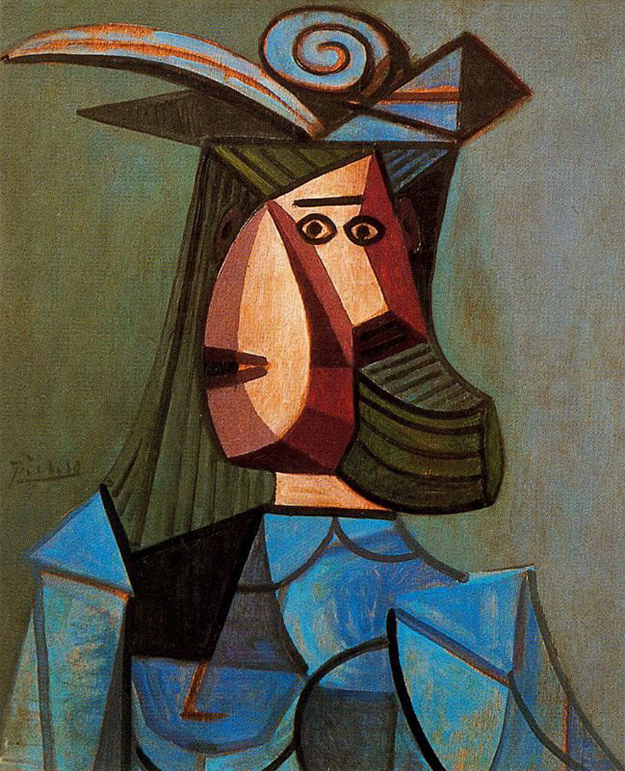 Picasso Portrait of woman. Dora Maar 1942